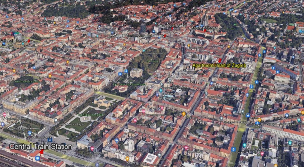 Apartment Heart Of Zagreb Eksteriør bilde